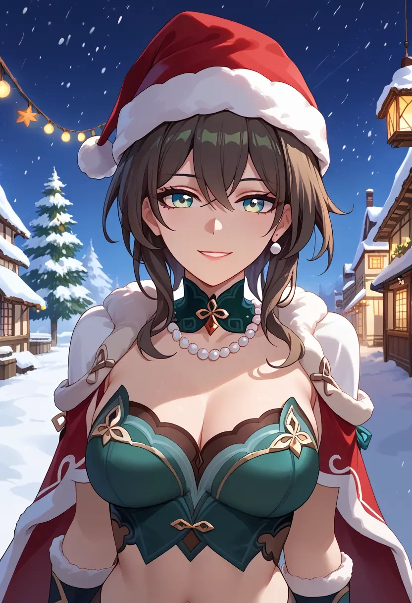 star rail,ruan mei,Christmas,dress  - 